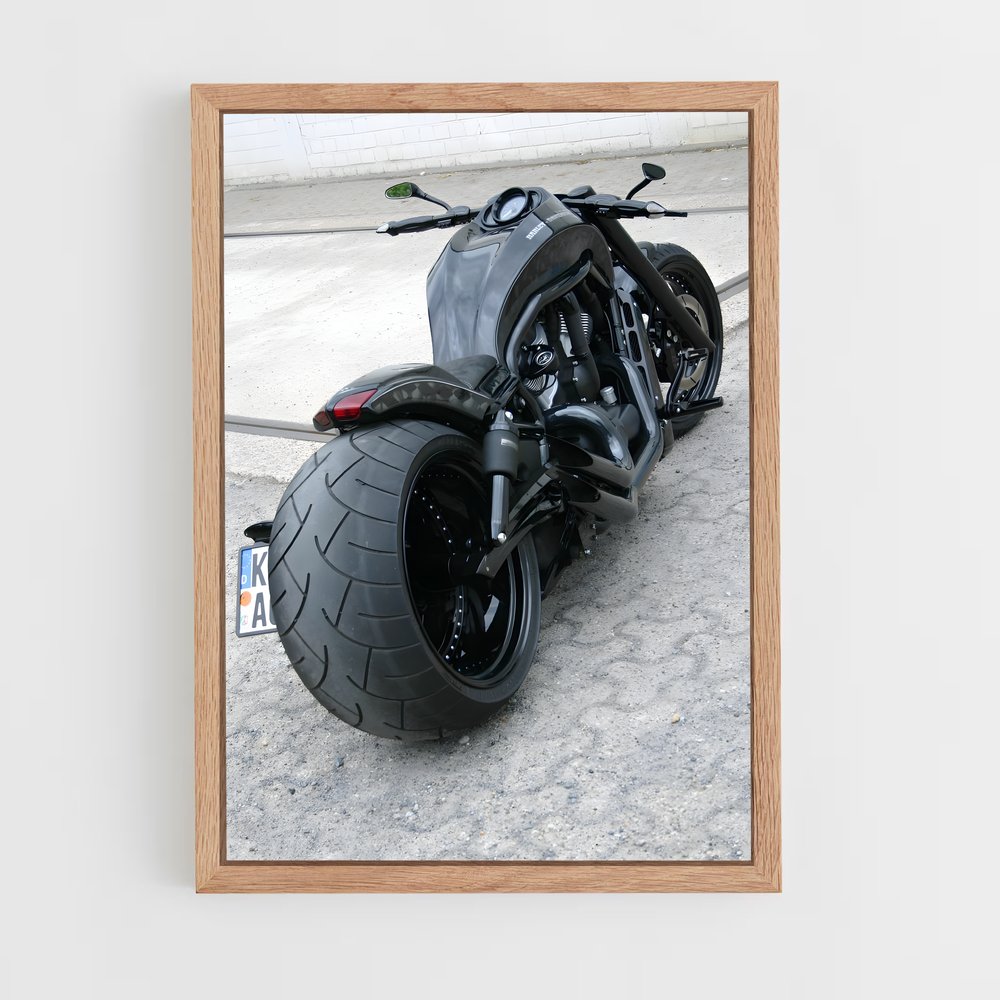 Poster spectaculaire Night rod – affiche Harley-Davidson (vue 4)